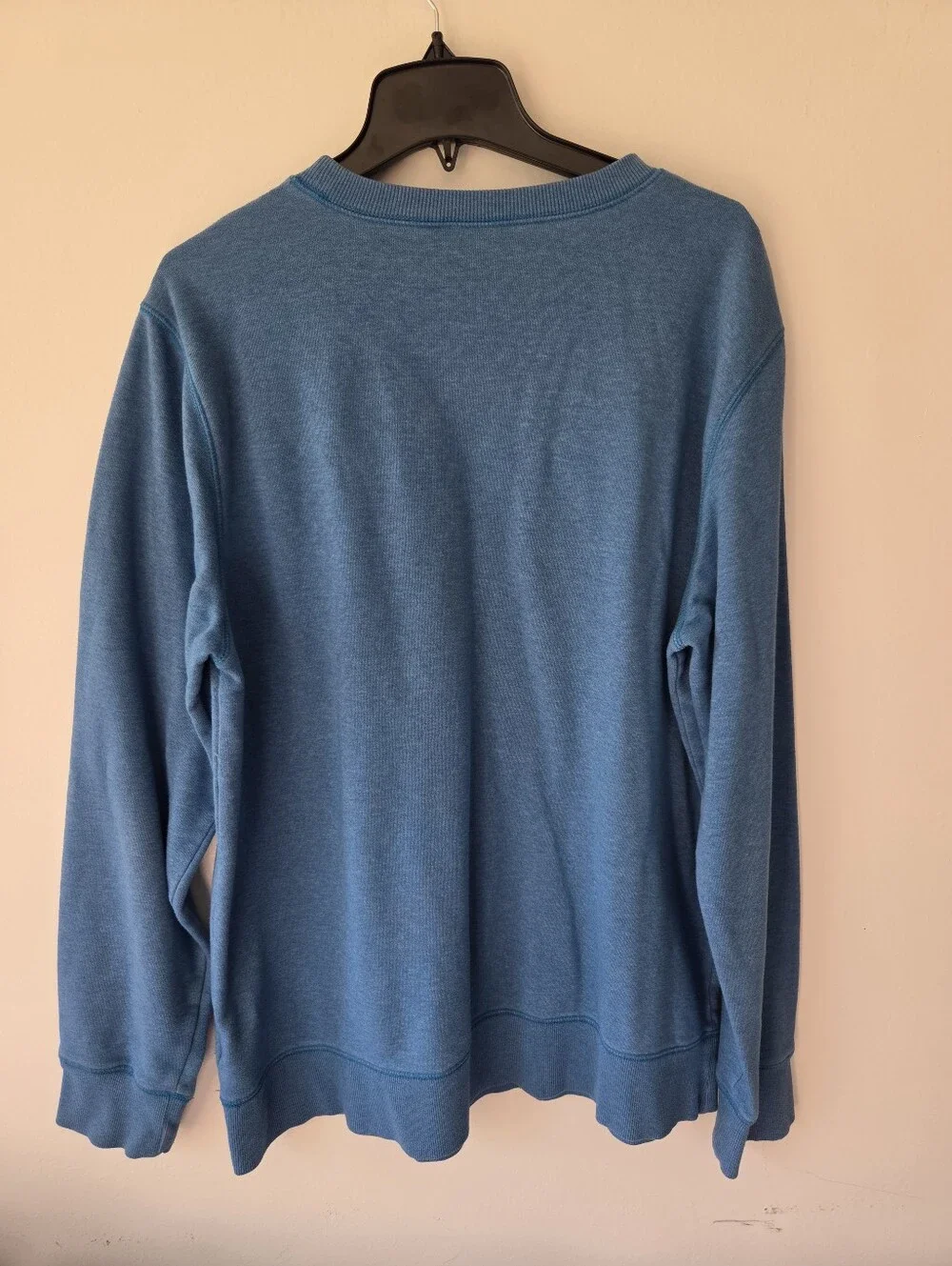 The North Face Mens Teal Crewneck Sweatshirt, Patch XL